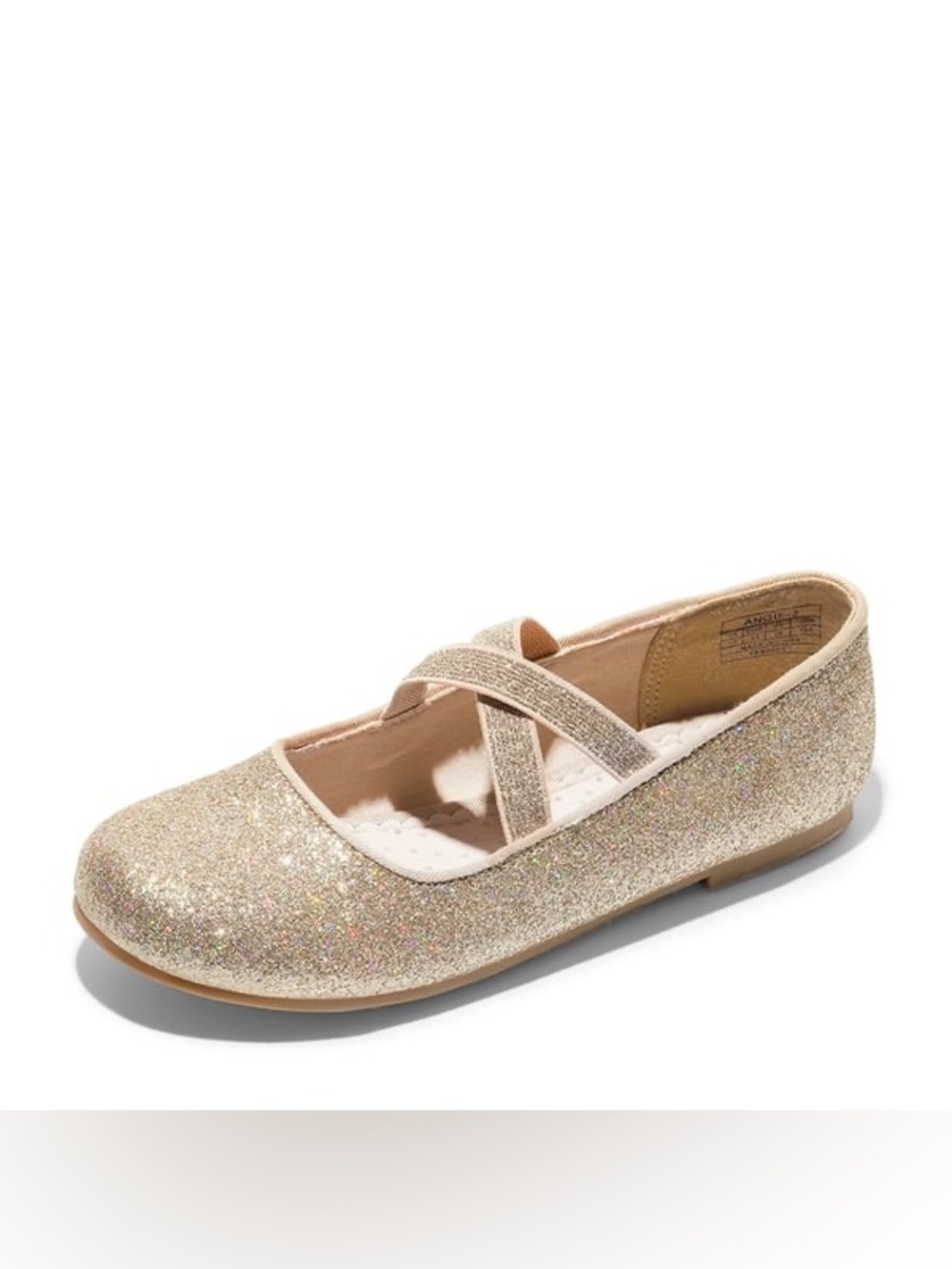 Dream Pairs Elastic Strap Rhinestone Ballet Flats